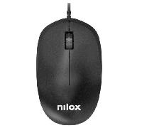 Nilox Ratón MOUSB1012 USB 1200 DPI Negro