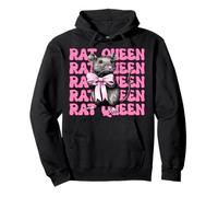 Rat Queen Rat Girl Rat Mom Mouse Día de la Madre Coqueta Arco Sudadera con Capucha