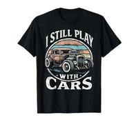 Rat Rod Dad, Todavía juego con coches, mecánico retro de Hot Rod Camiseta