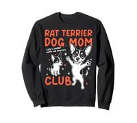 Rat Terrier Mom Club Dog Mom Mama Día de la Madre Lindo Sudadera