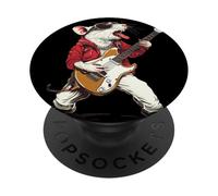 Rata blanca fría en la guitarra para una actuación salvaje PopSockets PopGrip Adhesivo