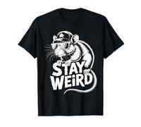 Rata con Gorra Diseño Gráfico Camiseta