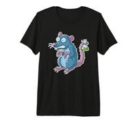 Rata de Laboratorio con Productos químicos y Nerd de Tubos de ensayo Camiseta Premium