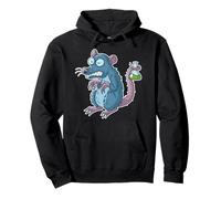 Rata de Laboratorio con Productos químicos y Nerd de Tubos de ensayo Sudadera con Capucha