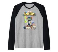 Rata de Laboratorio verificada - Ciencia Divertida Camiseta Manga Raglan