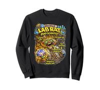 Rata de Laboratorio verificada - científico Loco - Ciencia Divertida Sudadera
