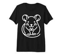 Rata Dumbo Arte Lineal Amante Roedores Camiseta Premium