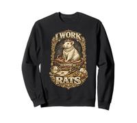 Rata Elegante I Work To Support My Rats Sudadera