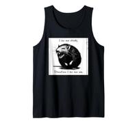 Rata no Creo por lo Tanto existencialismo Espeluznante Camiseta sin Mangas