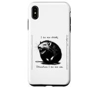 Rata no Creo por lo Tanto existencialismo Espeluznante Carcasa para iPhone XS MAX