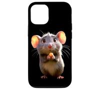 Rata Ratón Simpático Roedores Ratón Enano Ratas Pequeñas Carcasa para iPhone 12/12 Pro