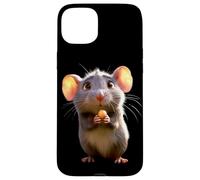 Rata Ratón Simpático Roedores Ratón Enano Ratas Pequeñas Carcasa para iPhone 15 Plus