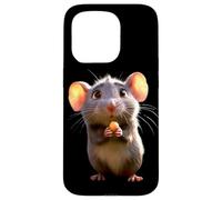 Rata Ratón Simpático Roedores Ratón Enano Ratas Pequeñas Carcasa para iPhone 15 Pro
