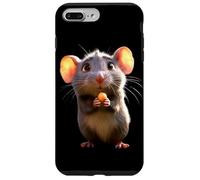 Rata Ratón Simpático Roedores Ratón Enano Ratas Pequeñas Carcasa para iPhone 7 Plus/8 Plus