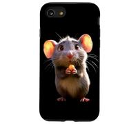 Rata Ratón Simpático Roedores Ratón Enano Ratas Pequeñas Carcasa para iPhone SE (2020) / 7 / 8