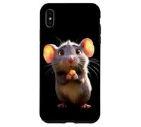 Rata Ratón Simpático Roedores Ratón Enano Ratas Pequeñas Carcasa para iPhone XS Max