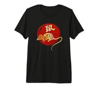 Rata Signo Estrella del horóscopo Zodiaco Chino Camiseta Premium