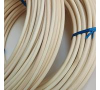 Ratan Natural por metros, Listón de Ratán Redondo - Ø 5 mm, 500 g, Ideal para Muebles, Cesto Cesta Mimbre Rollo Cinta de Mimbre Rejilla spline de Rattan para Manualidades y Reparación aprox. 45 m