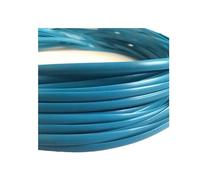 Ratan Rollo Mimbre Ratán PE Material de Tejido de ratán sintético Plano Cesta de Frutas Tejida de plástico Silla de reparación Mesa Ratán PE Azul 70 M (500 g) Ancho: 8 mm