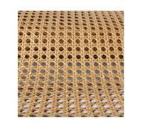 Ratan Rollo Mimbre,Rollo Ratan Rollo de cinta de ratán de plástico PE amarillo de 40 a 55 cm de ancho, lámina de mimbre for sillas, mesas, muebles, material de reparación for bricolaje(Coffee,50cm x 1