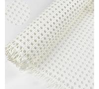 Ratán Rollo PE,Trenza vienesa,Rollo Plancha de Rattan Tejida,resistente al moho,ancho de ratán,resistente agua,malla de panal de abeja,silla de trenza vienesa para proyectos de bricolaje(35cm x 2 m)
