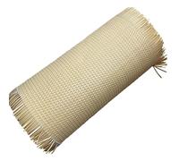 Ratan Rollo Rejilla Mimbre Plastico 40-100cm Ancho, Trenza Vienesa Sintetico Hoja de Tejido Tela de Bastón por Metros,Correas de Caña para Ratán Cabeceros Silla Muebles(Natural,80cmx3.5m)