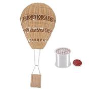 Ratán tejido a mano globo de aire caliente habitación de los niños decoración de pared niños decoración foto accesorios