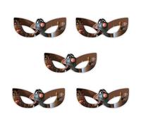 Ratatouile - Antifaz para dormir de chef parisino, suave y ajustable, con motivos culinarios, bigotes y encanto gourmet para viajes, descanso o momentos de spa