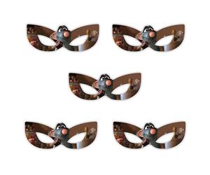 Ratatouile - Antifaz para dormir de chef parisino, suave y ajustable, con motivos culinarios, bigotes y encanto gourmet para viajes, descanso o momentos de spa