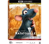 RATATOUILLE (4K UHD Blu-ray) Patton Oswalt Ian Holm Lou Romano (Importación USA)
