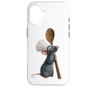 Ratatouille Chef Remy de Disney y Pixar Listo para cocinar Carcasa para iPhone 16