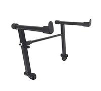 Ratch de Piano Electrónico de 2 Niveles Acero de Acero de Acero de Piano Electrónico con Ala de Extensión de Teclado Ajustable de Extensión de Extensión con Almohadillas