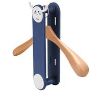 Ratch de sombrero adhesivo: organizador de gancho, instalación de almohadilla pegajosa reutilizable, decoración temática de bocos de alces | Solución de almacenamiento decorativo de larga duración par