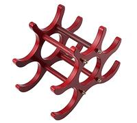 Ratch de Vino Tinto de Madera Premio de Pino Resistente Soporte de Soporte de Vino Duradero para el Almacenamiento de la Cocina de la Barra casera. Sostiene 6 Botellas de Vino