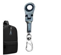 Ratcheet Wrencch Keychaain - Wrennch Key Rinng Soccket | Portable Rattchet Wrenchh Key Riing | Keychhain Wrrench Perfeccct Para Fijaciones On -the -go Y Handy Cada Día De Carryratchet Wwwench Keychain