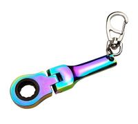 Ratcheet Wrencch Keychaain - Wrennch Key Rinng Soccket | Portable Rattchet Wrenchh Key Riing | Keychhain Wrrench Perfeccct Para Fijaciones On -the -go Y Handy Cada Día De Carryratchet Wwwench Keychain