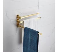Ratches de Toallas, Barra de baño Bar Organizador de Estante de Toda la baño, Estante de riel de Toalla de baño, Barra de Toallas Soporte para Toallas/Varilla Doble/a