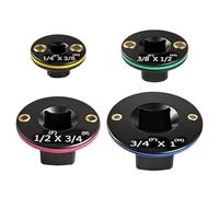 Ratchet Adapter Set - Magnetic Drive Tools, Steel Socket Reducer Converters