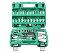 Ratchet And Socket Set - 53 Pieces 1/4inch Universal Extension Bar Tool