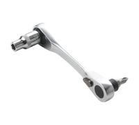 Ratchet, doble cabezal con mango de 1/4 pulgadas, 5,51 x 1,97 x 2,56 pulgadas Quick-Release Angled Wrench, Compact Screwdriver Tool for Tight Spaces, Practical Hand Tool