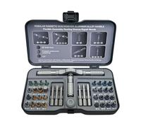 Ratchet Screwdriver - 42-in-1 Magnetic Repair Tool Kit with S2 Steel Bits | Household Repair Screwdriver Set Ratcheting Screwdriver Set 42-in-1 with S2 Steel Bits Garage Appliance Furniture Plumbing