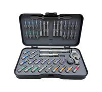 Ratchet Screwdriver - 47-in-1 Magnetic Driver Tool Kit, S2 Steel Bits Set, Precision Ratchet Screwdriver Kit Multi Bit Turning Handle | Reversible Drive Fastener Pack for Home Automotive Electronics
