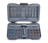 Ratchet Screwdriver Set - Ratcheting Screwdrivers, 32-In-1 Portable Disassembly Bits | With Detachable Handle Ratchet Screwdriver Kit | For Cell Phone Bicycle Precision Electrical Repair Computer