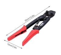 Ratchet Terminal Crimper Tool | 6-25mm² & AWG10-4 Wire Crimping Pliers | Expert Crimper for Automotive/Electrical/Marine Wiring | High Carbon Steel with PVC Handle