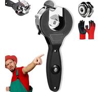 Ratchet-Type Pipe Cutter, One-Hand Fast Pipe Cutting Tool, Ratcheting Pipe Tubing Cutter Tool in Narrow Space, Rigid Ratchet Pipe Cutters for Plastic PVC Copper (8mm-29mm)