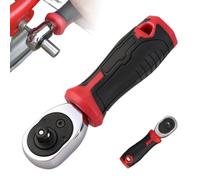 Ratchet Wrench | 1/4 Inch Reversible Automotive Repair Hand Tool | Ratchet Tool For Car Motorcycle Bike Repair Workshop Home Garage