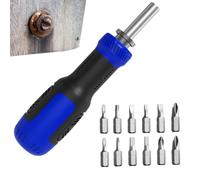 Ratchet Wrench Screwdriver Set, Magnetic 13-in-1 Portable Precision | Security Hex Flathead Screwdriver For Home Garage Mechanic Automotive Furniture Appliance