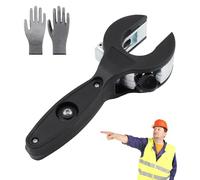 Ratcheting Pipe Cutter, Ratchet Pipe Cutters for Copper, PVC, Stainless Steel & Aluminium Tubes 6-23mm / 8-29mm / 10-42mm - Compact Handheld Tool for Tight Spaces (Black, B（8-29mm）)