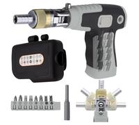 Ratcheting Screwdriver - 180 Degree Adjustable Angle Screwdriver | Electronics Computer Tools Repair Kit, Ergonomic Nut Drivers For Electrician Professionals And Others