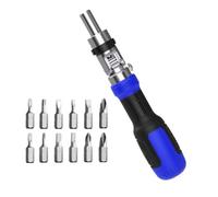 Ratcheting Screwdriver Set - 13 en 1 Precision Adjustable Flathead Phillips Hex, Multi Bit Hand Tool, Repair Drivers | Multi-Purpose Maintenance Toolkit for Home Garage Mechanic